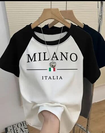 Futbolka, Milano, One size, rəng - Qara lalafo.az -da Futbolka, Milano, One size, rəng - Qara