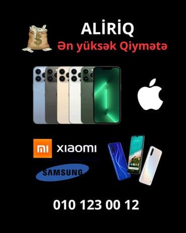 Smartfon alışı xidməti - Apple iPhone modellərinin qəbulu - Xiaomi və lalafo.az -da Smartfon alışı xidməti - Apple iPhone modellərinin qəbulu - Xiaomi və