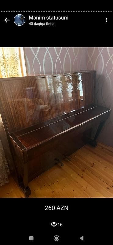 Upright pianino – klassik ağac fakturalı, parlaq lak örtüklü gövdə. 2 lalafo.az -da Upright pianino – klassik ağac fakturalı, parlaq lak örtüklü gövdə. 2