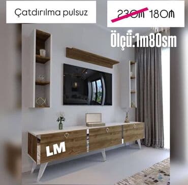 TV STEND / TV altı Yeni və sifarişlə 💥 Qiymət : 180₼ Ölçü lalafo.az -da TV STEND / TV altı Yeni və sifarişlə 💥 Qiymət : 180₼ Ölçü
