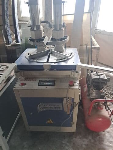 PVC və alüminium emalı üçün dəst avadanlıq - İkili başlı künc lalafo.az -da PVC və alüminium emalı üçün dəst avadanlıq - İkili başlı künc