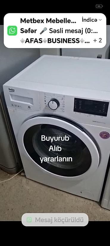Beko 8 kq 250 azn yaxşı vəziyyətdədi Sabunçu Nəzrin lalafo.az -da Beko 8 kq 250 azn yaxşı vəziyyətdədi Sabunçu Nəzrin