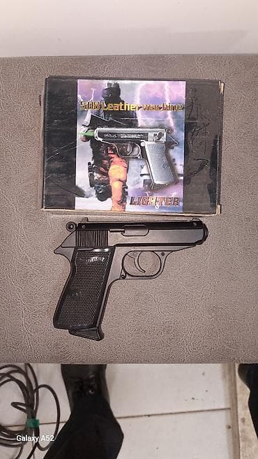 Pistolet formalı alışqan – “508 Leather Machine” model - Realistik lalafo.az -da Pistolet formalı alışqan – “508 Leather Machine” model - Realistik