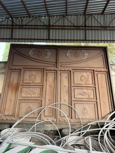 Dəmir Həyət darvazası, Yana açılan, Mexaniki, rəng - Qəhvəyi lalafo.az -da Dəmir Həyət darvazası, Yana açılan, Mexaniki, rəng - Qəhvəyi