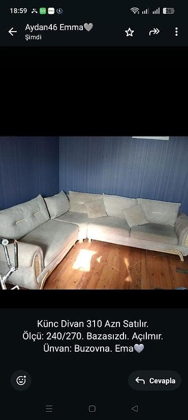 Künc divan lalafo.az -da Künc divan