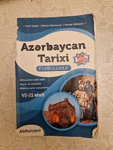 Məhsul: “Azərbaycan Tarixi – Kurikulumla” (Yeni nəşr) – VI–XI siniflər lalafo.az -da Məhsul: “Azərbaycan Tarixi – Kurikulumla” (Yeni nəşr) – VI–XI siniflər