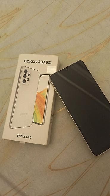 Samsung Galaxy A33 5G, 128 GB, rəng - Ağ, İki sim kartlı lalafo.az -da Samsung Galaxy A33 5G, 128 GB, rəng - Ağ, İki sim kartlı