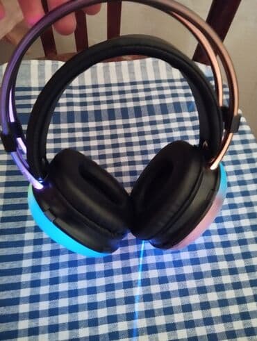 Минидиск-плееры: RGB işıqlı over‑ear simsiz qulaqcıq - Dinamik RGB LED işıqlanma at lalafo.az — 1 Минидиск-плееры: RGB işıqlı over‑ear simsiz qulaqcıq - Dinamik RGB LED işıqlanma — 1