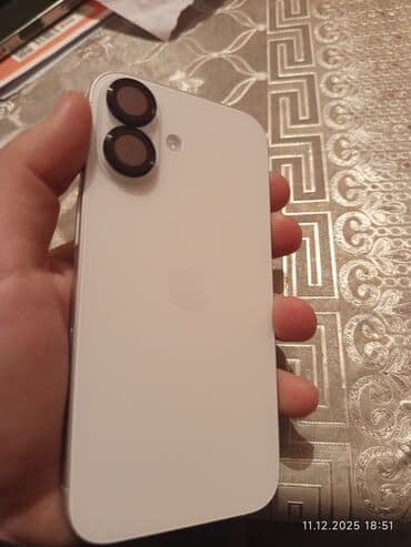 IPhone 16, 128 GB, Ağ, Face ID lalafo.az -da IPhone 16, 128 GB, Ağ, Face ID