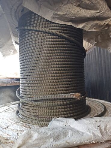 Troslar, rıçaqlar: Polad tros (steel wire rope) – böyük taxta barabanlarda. Təzə və az lalafo.az -da — 3 Troslar, rıçaqlar: Polad tros (steel wire rope) – böyük taxta barabanlarda. Təzə və az — 3
