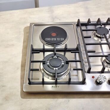 Плита Alev, Комбинированная, Встраиваемая, 4 конфорки, Новый at lalafo.az — 3 Плита Alev, Комбинированная, Встраиваемая, 4 конфорки, Новый — 3