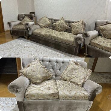 İşlənmiş, Divan, 2 kreslo, Divan lalafo.az -da İşlənmiş, Divan, 2 kreslo, Divan