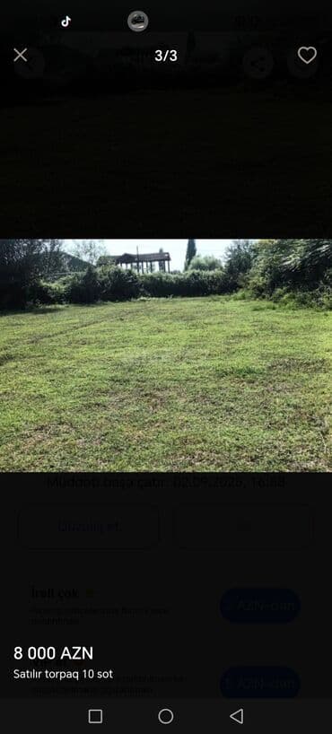 10 sot, Tikinti lalafo.az -da 10 sot, Tikinti