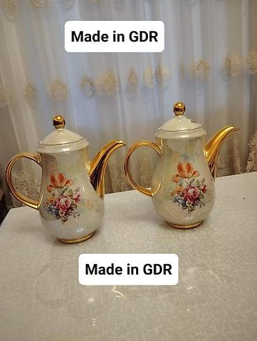Vintage “Kahla” çaydan cütü – Made in GDR (Şərqi Almaniya) - lalafo.az -da Vintage “Kahla” çaydan cütü – Made in GDR (Şərqi Almaniya) -