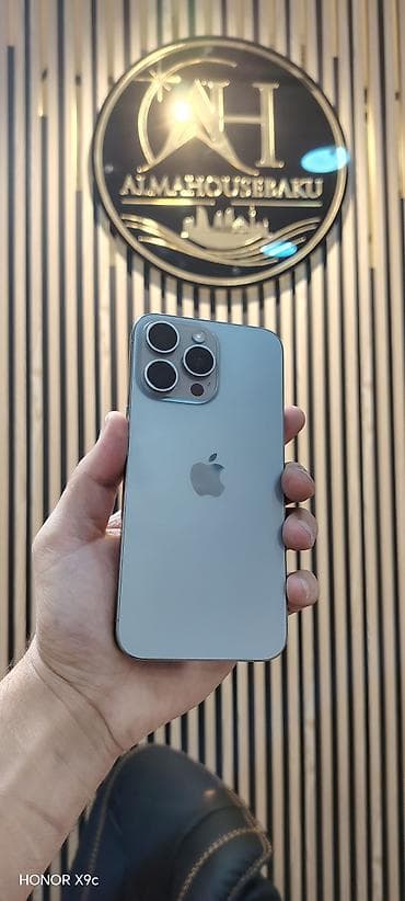 IPhone 15 Pro Max, 512 GB, Natural Titanium, Zəmanət, Simsiz şarj, Face ID lalafo.az -da IPhone 15 Pro Max, 512 GB, Natural Titanium, Zəmanət, Simsiz şarj, Face ID