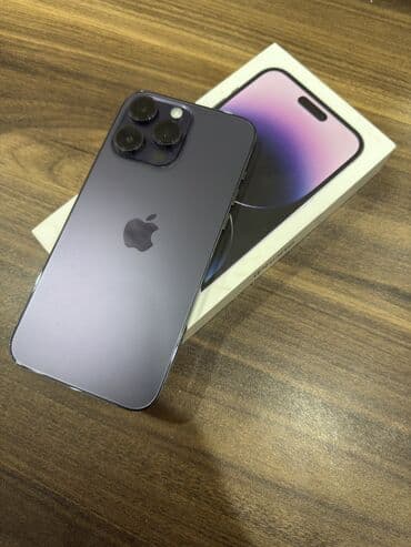 IPhone 14 Pro Max, 128 GB, Deep Purple lalafo.az -da IPhone 14 Pro Max, 128 GB, Deep Purple