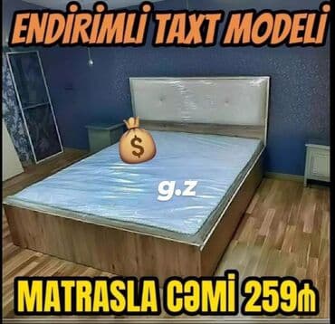 Yeni, İkinəfərlik çarpayı, Matras ilə lalafo.az -da Yeni, İkinəfərlik çarpayı, Matras ilə