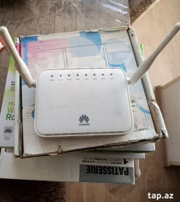 Huawei HG532s simsiz router Xüsusiyyətlər: - 300 Mbps-ə qədər 2.4 GHz lalafo.az -da Huawei HG532s simsiz router Xüsusiyyətlər: - 300 Mbps-ə qədər 2.4 GHz