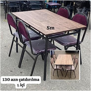 Həyət və balkon üçün masa dəsti - Komplekt: 1 masa + 6 stul - lalafo.az -da Həyət və balkon üçün masa dəsti - Komplekt: 1 masa + 6 stul -