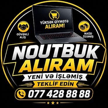 ƏN YÜKSƏK QİYMƏTLƏ NOUTBUK ALIRAM TEKLİF EDİN YENİ VƏ İŞLƏMİŞ lalafo.az -da ƏN YÜKSƏK QİYMƏTLƏ NOUTBUK ALIRAM TEKLİF EDİN YENİ VƏ İŞLƏMİŞ
