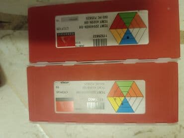 Mismarlar, şuruplar: Torna və frezə üçün kəsici lövhəciklər (karbid insertlər) komplekti - lalafo.az -da — 9 Mismarlar, şuruplar: Torna və frezə üçün kəsici lövhəciklər (karbid insertlər) komplekti - — 9