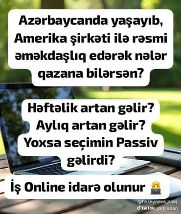 İş Var! Reklam Sahəsində çalışa biləcək Xanım Əməkdaşlar tələb olunur lalafo.az -da İş Var! Reklam Sahəsində çalışa biləcək Xanım Əməkdaşlar tələb olunur