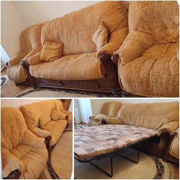 İşlənmiş, Divan, 2 kreslo lalafo.az -da İşlənmiş, Divan, 2 kreslo