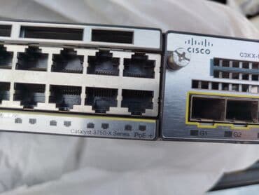 Cisco Catalyst 3750-X Series PoE+ şəbəkə kommutatoru etibarlı şəbəkə lalafo.az -da — 1 Cisco Catalyst 3750-X Series PoE+ şəbəkə kommutatoru etibarlı şəbəkə — 1