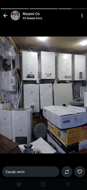 Məhsul: Qazla işləyən divar tipli və döşəmə tipli kombi/katel və qaz lalafo.az -da Məhsul: Qazla işləyən divar tipli və döşəmə tipli kombi/katel və qaz