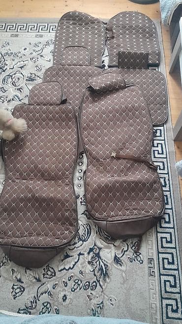 Avtomobil üçün oturacaq üzlükləri dəsti - Rəng: qəhvəyi, romb naxışlı lalafo.az -da Avtomobil üçün oturacaq üzlükləri dəsti - Rəng: qəhvəyi, romb naxışlı
