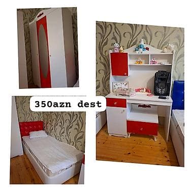 Uşaq/yeniyetmə otağı üçün mebel dəsti. Dəst tərkibi: - Tək nəfərlik at lalafo.az Uşaq/yeniyetmə otağı üçün mebel dəsti. Dəst tərkibi: - Tək nəfərlik