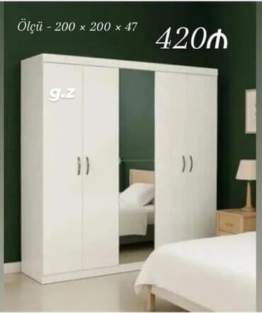 Açılan, 4 qapılı Düz dolab, Qarderob, paltar dolabı lalafo.az -da Açılan, 4 qapılı Düz dolab, Qarderob, paltar dolabı