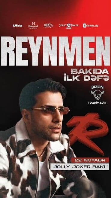 İki bilet ikisi birlikde 90 azn Tədbir: Reynmen lalafo.az -da İki bilet ikisi birlikde 90 azn Tədbir: Reynmen