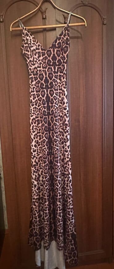 Leopar naxışlı uzun ziyafət/libas - Model: Uzun, yerə qədər, balıq lalafo.az -da Leopar naxışlı uzun ziyafət/libas - Model: Uzun, yerə qədər, balıq