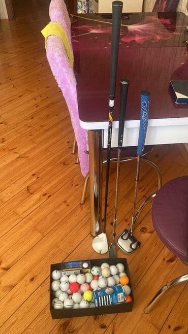 Qolf dəsti – çubuqlar və top paketləri - 3 ədəd qolf çubuğu: - lalafo.az -da Qolf dəsti – çubuqlar və top paketləri - 3 ədəd qolf çubuğu: -