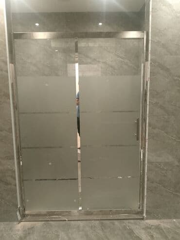 Sürgülü şüşə duş kabinası/qapı sistemi - İki panelli sürüşən lalafo.az -da Sürgülü şüşə duş kabinası/qapı sistemi - İki panelli sürüşən