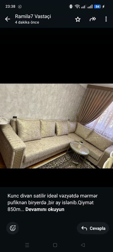 Künc divan lalafo.az -da Künc divan