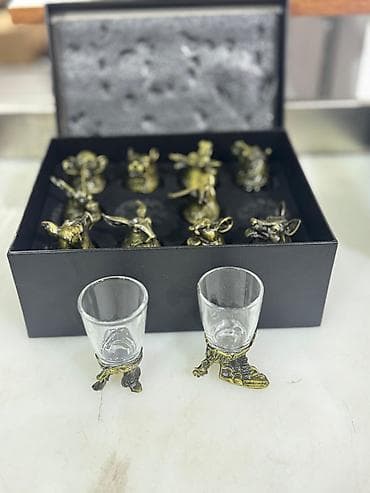 Rümkalar, rəng - Qızılı, Şüşə, 12 ədədli dəst lalafo.az -da Rümkalar, rəng - Qızılı, Şüşə, 12 ədədli dəst