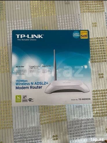 TP-Link TD-W8901N ADSL2+ modem-routeri ev və ya kiçik ofis üçün ideal lalafo.az -da TP-Link TD-W8901N ADSL2+ modem-routeri ev və ya kiçik ofis üçün ideal