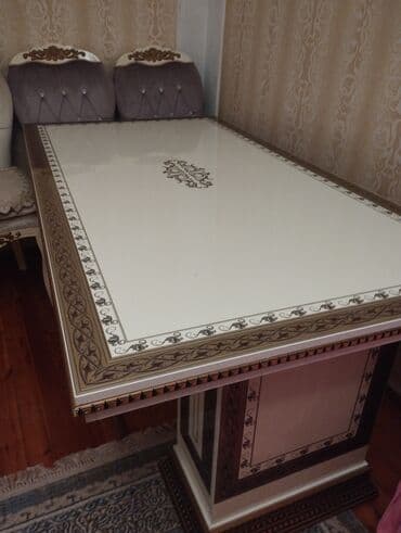 Табуретки: Гостиный стол, MDF, Прямоугольный стол at lalafo.az — 1 Табуретки: Гостиный стол, MDF, Прямоугольный стол — 1