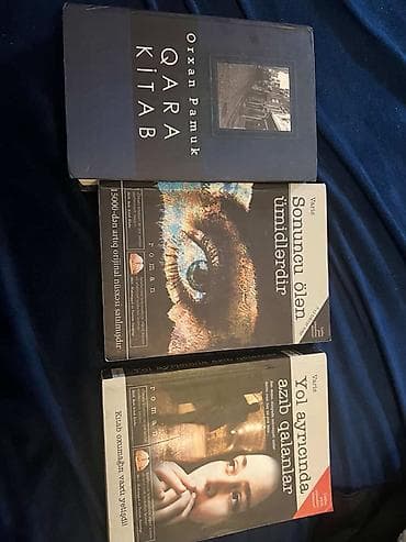 Satılır: 3 ədəd bədii ədəbiyyat kitabı dəsti - Orxan Pamuk – “Qara lalafo.az -da Satılır: 3 ədəd bədii ədəbiyyat kitabı dəsti - Orxan Pamuk – “Qara