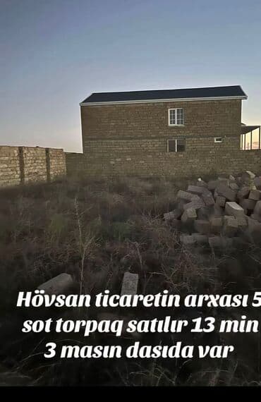 5 sot, Tikinti lalafo.az -da 5 sot, Tikinti