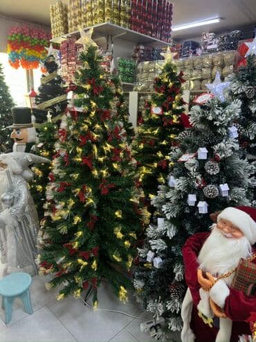 Məhsul: Bəzədilmiş süni Yeni il şam ağacları Xüsusiyyətlər: - lalafo.az -da Məhsul: Bəzədilmiş süni Yeni il şam ağacları Xüsusiyyətlər: -