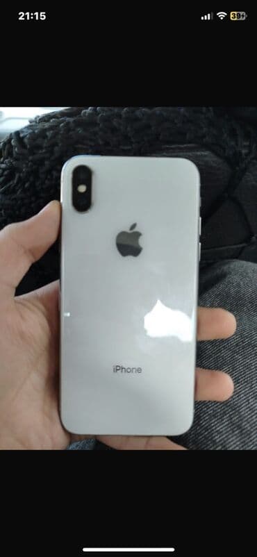 IPhone X, Gümüşü, Simsiz şarj lalafo.az -da IPhone X, Gümüşü, Simsiz şarj
