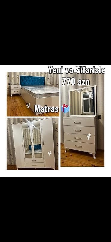 Yataq otağı üçün, Şifonyer, 4 qapılı lalafo.az -da Yataq otağı üçün, Şifonyer, 4 qapılı