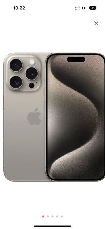 IPhone 15 Pro, 256 GB, Natural Titanium, Face ID lalafo.az -da IPhone 15 Pro, 256 GB, Natural Titanium, Face ID