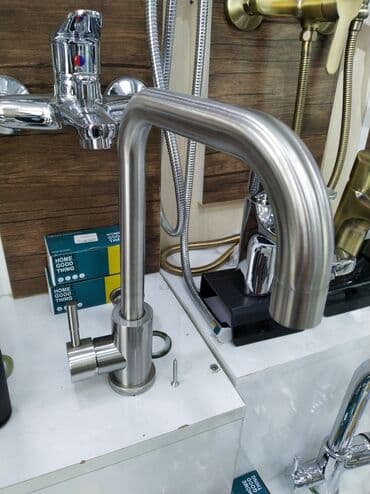 Mətbəx üçün paslanmayan poladdan musluk (qarışdırıcı) - Material lalafo.az -da Mətbəx üçün paslanmayan poladdan musluk (qarışdırıcı) - Material