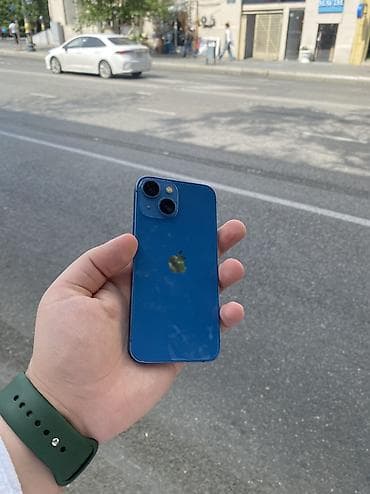 IPhone 13 mini, 256 ГБ, Синий, Face ID at lalafo.az IPhone 13 mini, 256 ГБ, Синий, Face ID