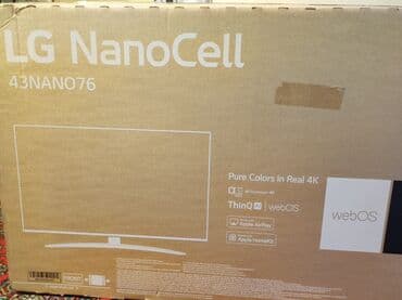 Yeni Televizor LG NanoCell 43" 4K (3840x2160), Ödənişli çatdırılma lalafo.az -da Yeni Televizor LG NanoCell 43" 4K (3840x2160), Ödənişli çatdırılma