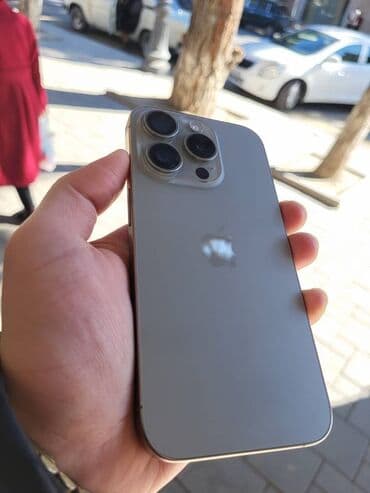 IPhone 15 Pro, 256 GB, Natural Titanium lalafo.az -da IPhone 15 Pro, 256 GB, Natural Titanium